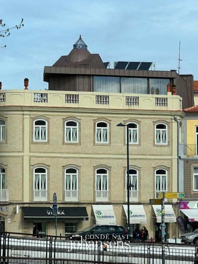 1877 Estrela Palace Aveiro Exterior foto The facade of the former Hotel de Portugal, now the residence of the ambassador of the Republic of Korea