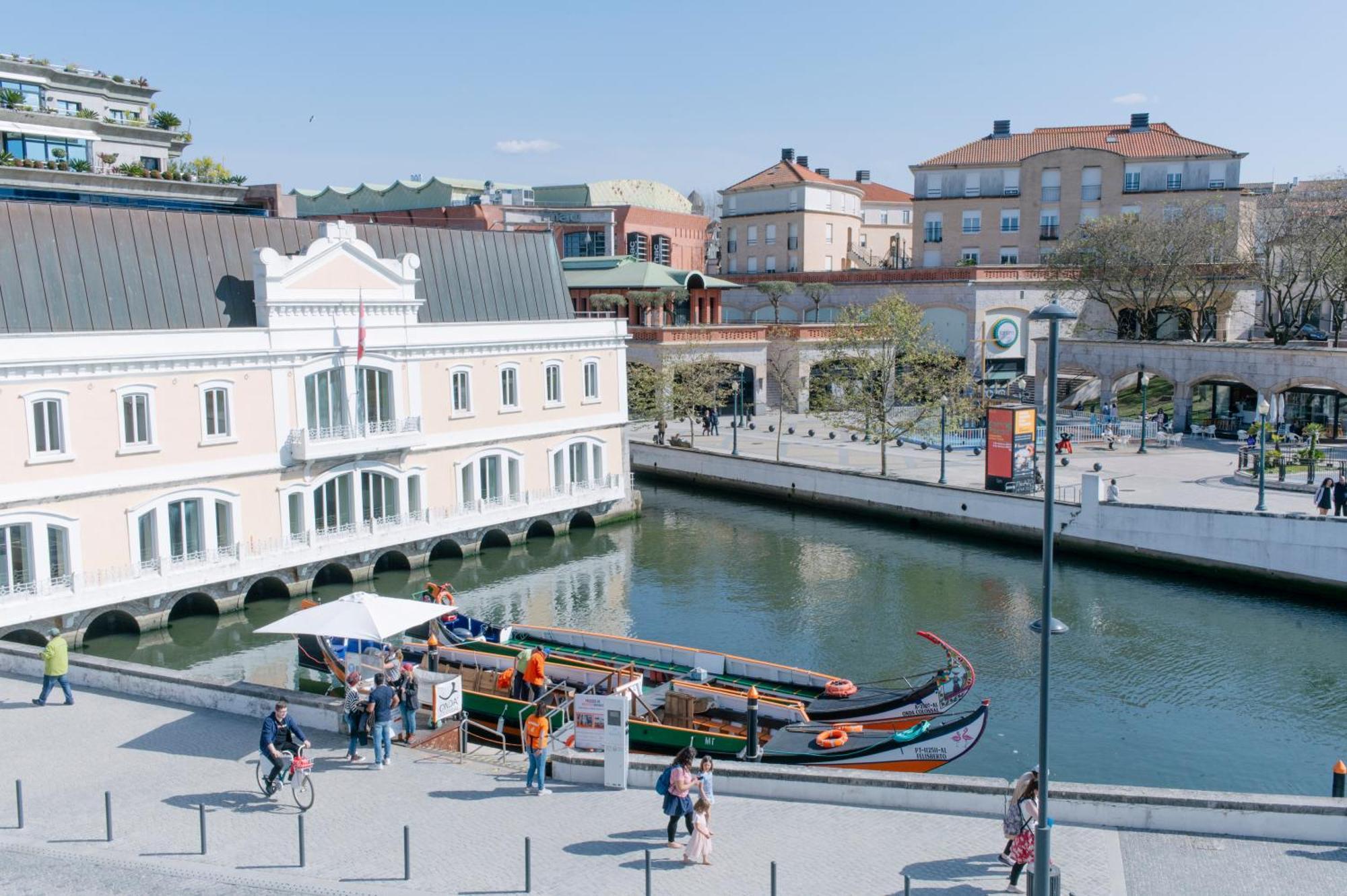1877 Estrela Palace Aveiro Exterior foto The canal port of Vauban